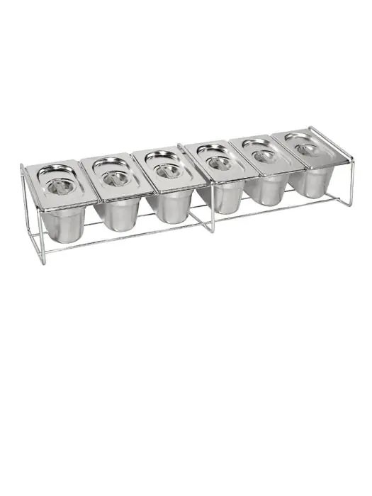 GN bakhouder - H 15 x 68 x 16 CM - RVS - Vogue - CC051 CC051 €41.74 Gastronorm bakken