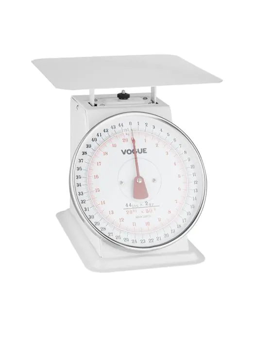 Platformweegschaal - Analoog - H 24.35 x 29.5 x 25.3 CM - RVS - Weighstation - F175 F175 €67.35 Analoge weegschalen