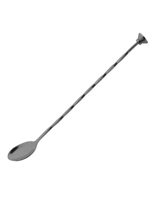 Cocktaillepel - Zwart - 3.4 x 29 CM - RVS - Olympia - DR635 DR635 €6.99 Stampers