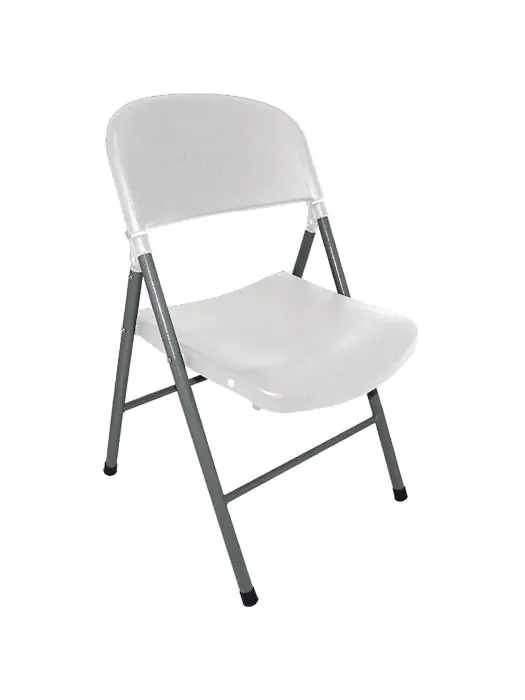 Opklapbare stoel - 2 stuks - Wit - H 81 x 49 x 50 CM - Staal/Polypropylene - Bolero - CE692 CE692 €155.99 Kunststof stoelen