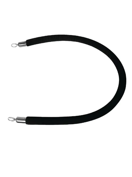 Afzetkoord - Zwart - Ø 3.2 x 250 CM - RVS/Touw - Bolero - GG725 GG725 €39.99 Sierkoord en afzetpalen