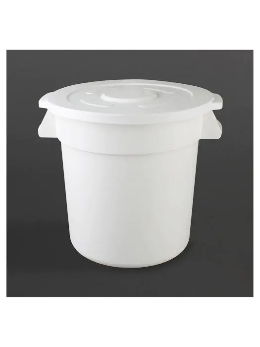 Voorraadcontainer - 76 Liter - Wit - Ø 49.2 x H 58.4 CM - Polypropyleen - Vogue - GG793 GG793 €57.65 Ingredientenbak - kunststof