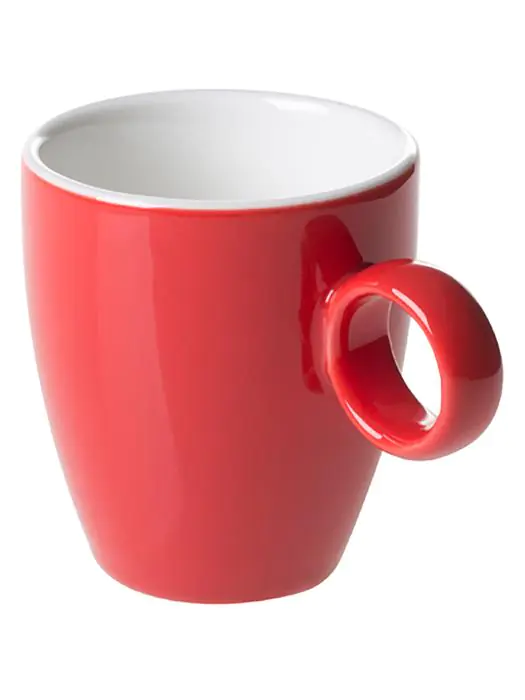 Espressokop - 6.5 CL - 6 Stuks - Rood - Maastricht Porselein - Bart Colour Cafe - 531367 W531367 €35.70 Bekers en kopjes