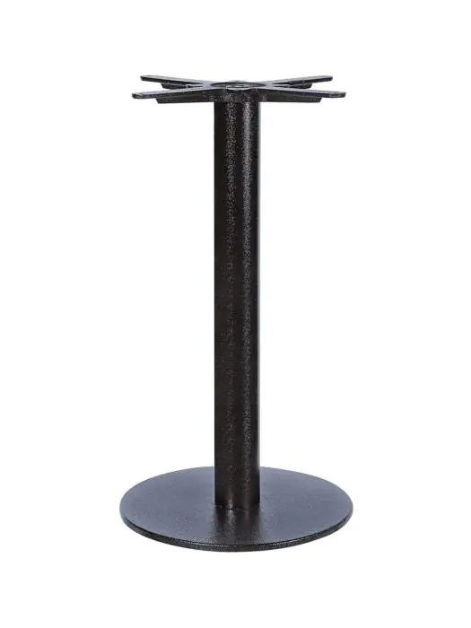 Onderstel - Rond - Zwart - Gietijzer - Ø 60 x H 72 CM - G-Line 00050 €69.95 Horeca tafelonderstellen