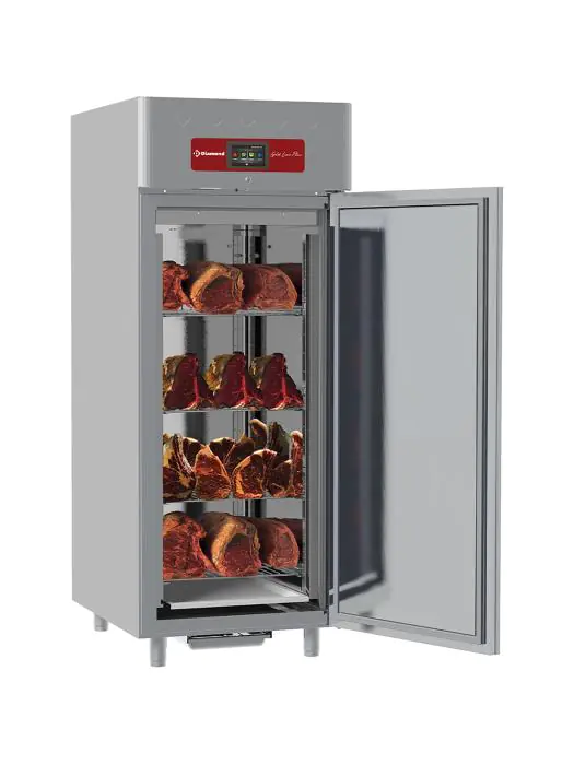 Vleeskoelkast - Dry aged - 850 Liter - 1 Deurs - 20 x 2/1 GN - RVS AL4S/FC €5,586.00 Dry aged kasten