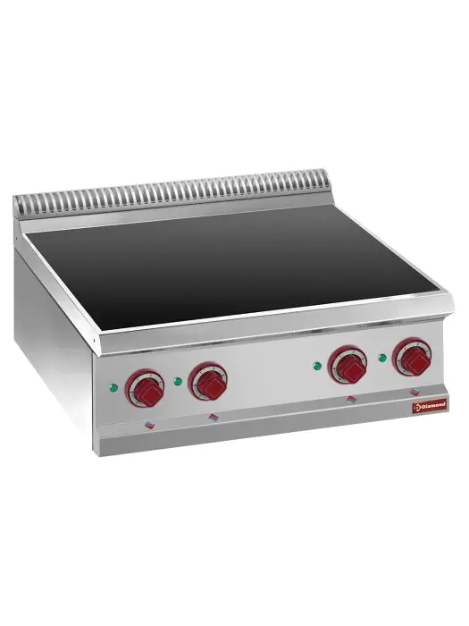 Fornuis - Keramisch - 4 Zones - 2 x 1.8 + 2 x 2.4kW - Tafelmodel - Diamond - E7/4VC7T E7/4VC7T €2,784.00 Diamond 700 line