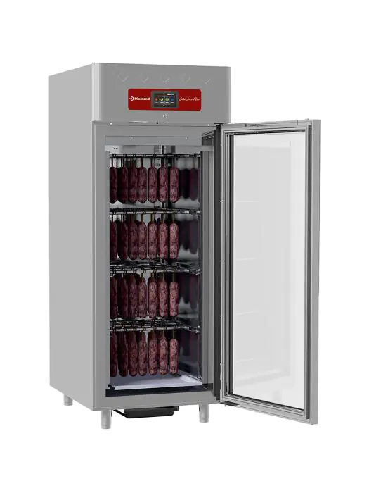 Vleesvitrine - Dry aged - 850 Liter - 1 Deurs - 20 x 2/1 GN - Diamond - AL4S/FGS AL4S/FGS €7,257.00 Dry aged kasten