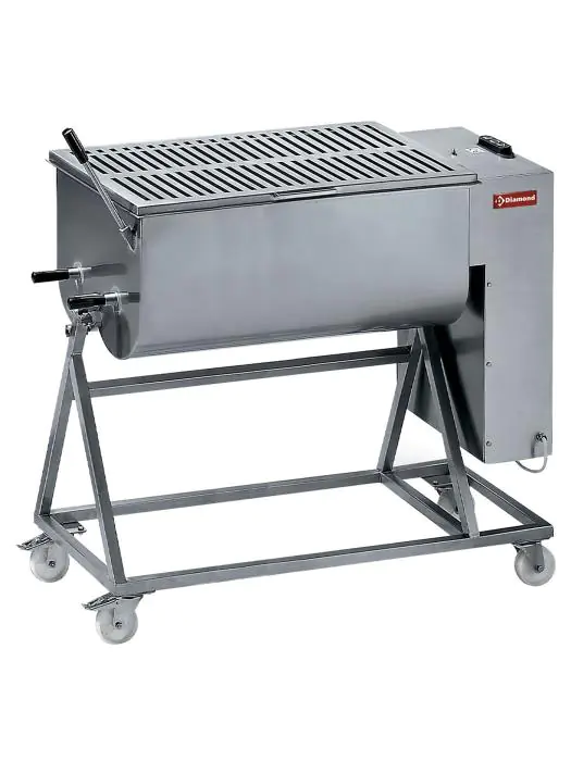 Vleesmenger - 120 KG - RVS - Wielen - Diamond - MCR-120P/N MCR-120P/N €6,633.75 Vleesmenger