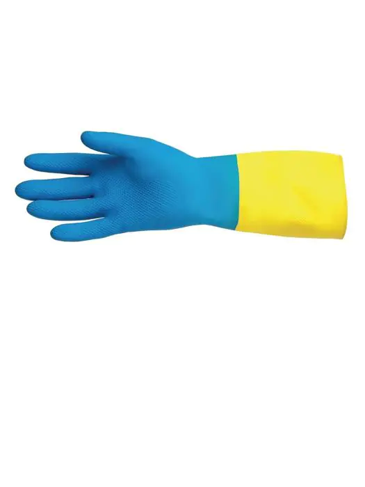 Werkhandschoenen - Waterdicht - Geel/Blauw - Mapa - FA296-M FA296-M €4.09 Schoonmaak handschoenen