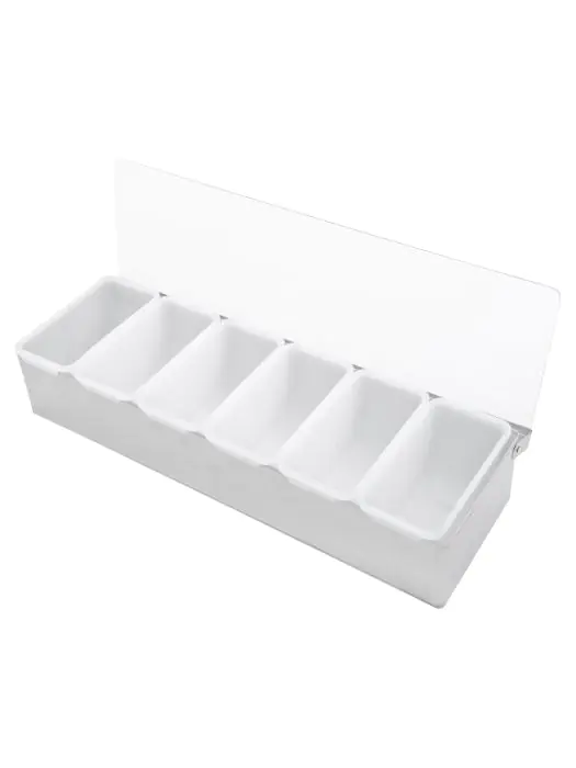 Garnituurstation - 6-delig - RVS - Bar Professional - GHR0006 GHR0006 €38.00 Ingredientenbak - kunststof