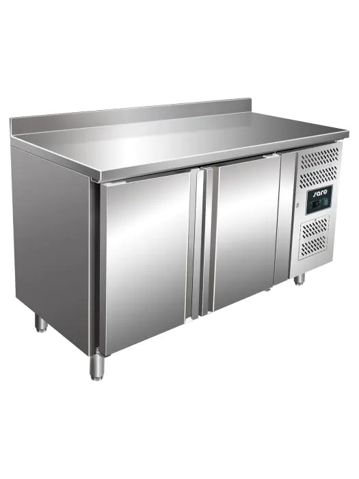 Koeltafel - 2-Deurs - Digitale Temperatuurregeling - RVS - 155 Liter - 230V - H 86 x B 136 x D 60 CM - Saro - 323-1820 323-1820 €949.00 Koelwerkbanken