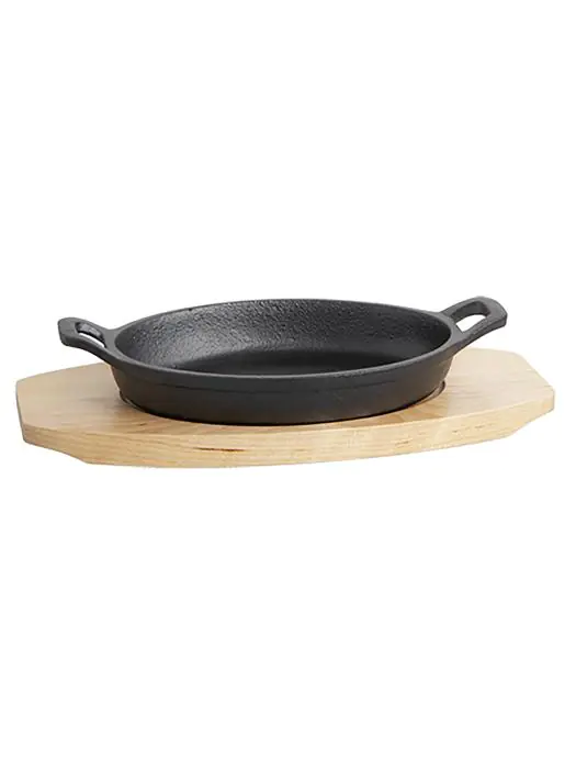 Bistro Serveerpan - H 5.5 x 17 x 12 CM - 1 KG - Gietijzer - Zwart - 861512 861512 €11.90 Presentatie