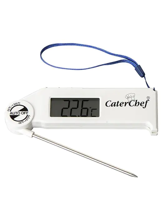 Kern-Temperatuurmeter - H 4.5 x 1.7 CM - 0.09 KG - 15.2 CM - Acrylonitril-Butadieen-Styreen (Abs) - -50°C / +300°C - Caterchef - 208072 208072 €19.50 Thermometer