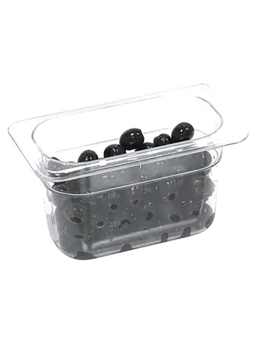 Gastronormbak - 1/9 GN - 65 MM - Transparant - Polycarbonaat - G-Line 77689 €1.99 GN bakken plastic