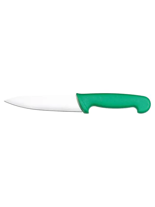 Koksmes - HACCP - Groen Heft - L 21 CM - G-Line 77004 €5.49 Keukenmessen