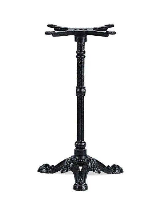 Onderstel Klassiek - 3 Teens - Zwart - Gietijzer - Ø 58 x H 72 CM - G-Line 00013 €45.95 Horeca tafelonderstellen