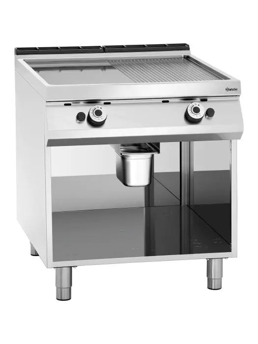 Bakplaat - Gas - 2 Zones - Glad/Geribbeld - Bartscher - 2955061 2955061 €2,851.24 Bakplaat elektrisch