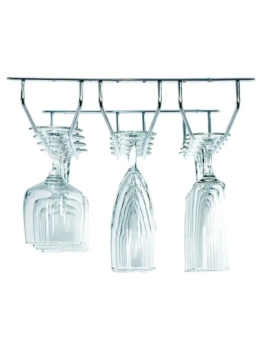 Glazenhouder - 3 Rijen - Chroom - G-Line 77197 €18.65 Glasophangrek