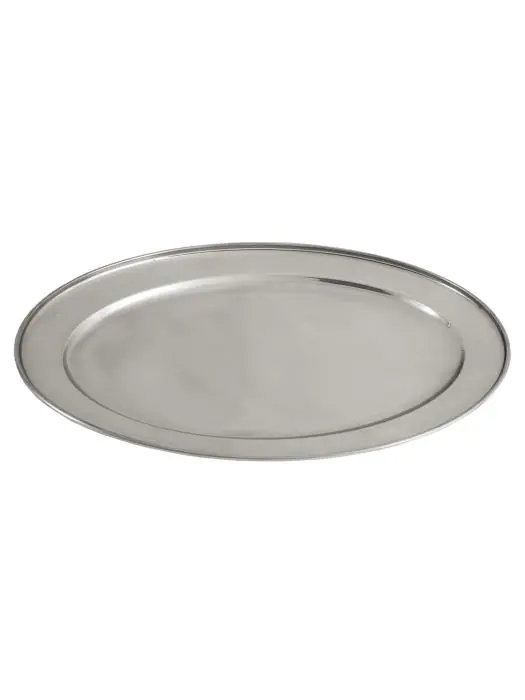 Schotel - Ovaal - RVS - B 39.2 x D 26.2 CM - G-Line 77241 €7.69 Presentatie