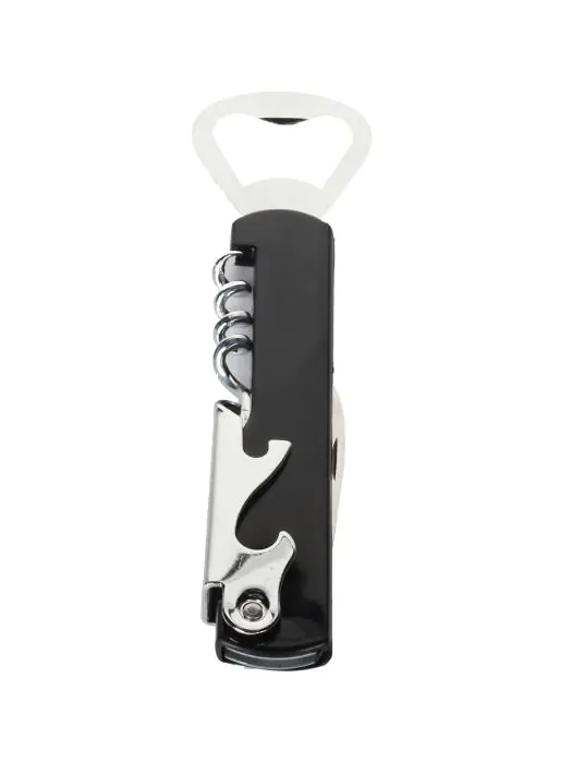 Kelnersmes - Met Flesopnener - Zwart - RVS - L 14 CM - G-Line 27807 €3.69 Openers / kelnermessen