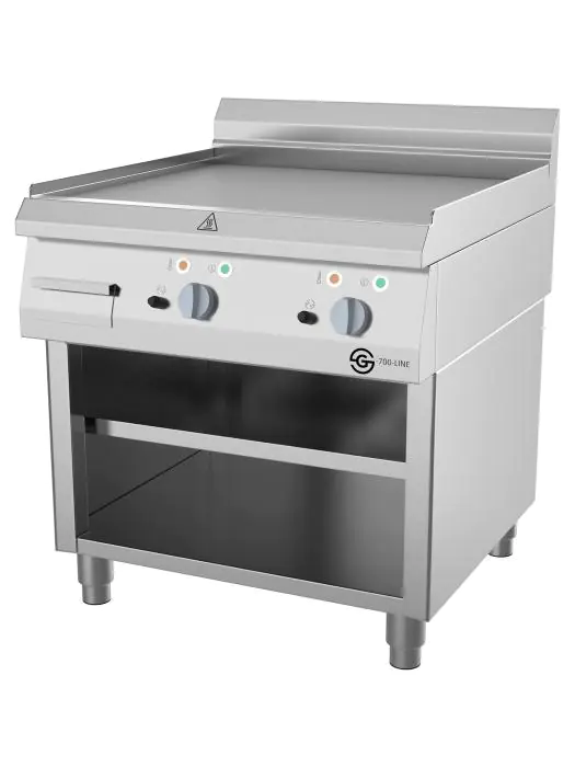 Bakplaat - Elektrisch - Glad - Staand model - RVS - 400V - B 80 CM - G700 Line - G-Line 73745 €1,199.00 Gastro G700 line