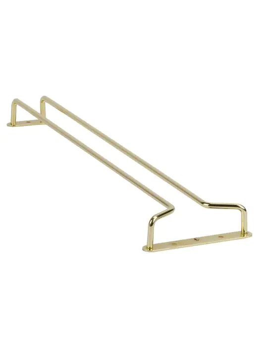 Glazenhouder - Messing - L 25.4 CM - G-Line 02398 €5.25 Glasophangrek