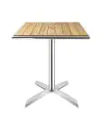 Opvouwbare tafel - H 73 x 60 x 60 CM - Essenhout/Aluminium - Bolero - GK991 GK991 €141.99 Horeca tafels