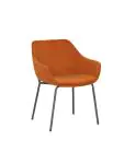Stoel Toledo - Terracotta - Ribstof - G-Line 026453 €79.95 Stoffen stoelen