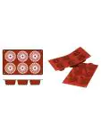 Bakmat Gugelhupf - 0.245 KG - Silicoon - Rood - 0.08 Liter - -60°C / +230°C - Silikomart - 070060 070060 €8.95 Bakmatten