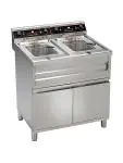 Friteuse - H 85 x 80 x 70 CM - 54.2 KG - 380 - 415 - Zonder - Stekker V - 9000 W - RVS - 12 Liter - Elektrisch - Caterchef - 508224 508224 €1,275.14 Friteuses 400 volt