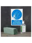 Papieren handdoeken - 12 stuks - Groen - 24.1 x 22.9 x 24 CM - Papier - Jantex - DL923 DL923 €28.80 Papier dispenser