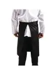 Sloof - Unisex - Regular Fit - Zwart - 100 x 70 CM - Polyester/Katoen - Whites Chefs Clothing - B133 B133 €9.99 Schorten en sloven