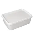 Roomijsbakken - 2 Liter - 15 stuks - Geel - H 22.1 x 15.8 x 7.5 CM - Polypropyleen - CS828 CS828 €11.19 Restbakken - kunststof