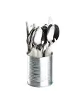 Frietblik - Zilver - Ø 9 x H 11 CM - Staal - Olympia - CP497 CP497 €2.29 Presentatie