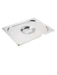 Deksel gastronormbak - Lepeluitsparing - 1/2 GN - H 3 x 32.5 x 26.5 CM - RVS - Vogue - CB171 CB171 €8.99 GN deksels lepeluitsparing