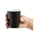 Wegwerp koffiebekers - 23 CL - 1000 stuks - Zwart - Ø 8.3 x H 9 CM - Karton - Fiesta - GF040 GF040 €40.06 Wegwerp bekers/glazen
