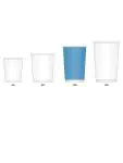 Wegwerp koffiebekers - 34 CL - 1000 stuks - Zwart - Ø 8.95 x H 11 CM - Karton - Fiesta - GF042 GF042 €72.49 Wegwerp bekers/glazen