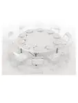 Klapstoel - 10 stuks - Wit - H 80 x 44 x 48 CM - Staal/Polypropyleen  - Bolero - GD387 GD387 €174.79 Kunststof stoelen