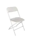 Klapstoel - 10 stuks - Wit - H 80 x 44 x 48 CM - Staal/Polypropyleen  - Bolero - GD387 GD387 €174.79 Kunststof stoelen