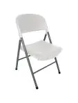 Opklapbare stoel - 2 stuks - Wit - H 81 x 49 x 50 CM - Staal/Polypropylene - Bolero - CE692 CE692 €155.99 Kunststof stoelen