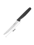Tomatenmes - Zwart - H 1.5 x 1.8 x 20.5 CM - RVS - Hygiplas - CF897 CF897 €3.59 Keukenmessen