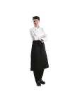 Sloof - Unisex - Regular Fit - Zwart - 91.5 x 76.2 CM - Polyester/Katoen - Whites Chefs Clothing - A968 A968 €9.59 Schorten en sloven