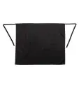Sloof - Unisex - Regular Fit - Zwart - 91.5 x 76.2 CM - Polyester/Katoen - Whites Chefs Clothing - A968 A968 €9.59 Schorten en sloven