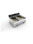 Friteuse - Elektrisch - Tafelmodel - 2x 12 Liter - 400V - H 32.8 x B 80 x D 70 CM - Combisteel 7455.0940 €696.98 Friteuses 400 volt