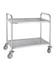 Serveerwagen - 2 niveaus - Medium - H 81 x 85.5 x 45.5 CM - RVS - Vogue - F997 F997 €147.99 Serveerwagens
