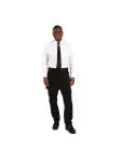 Sloof - Unisex - Zwart - 75 x 37.3 CM - Polykatoen - Whites Chefs Clothing - B131 B131 €9.49 Schorten en sloven