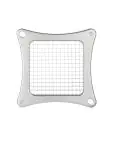 Groentesnijder - 9.5 mm - Groen - H 47 x 25.3 x 25.3 CM - Aluminium/RVS - Vogue - DB345 DB345 €116.04 Groentesnijmachine / cutter