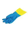 Werkhandschoenen - Waterdicht - Geel/Blauw - Mapa - FA296-L FA296-L €4.09 Schoonmaak handschoenen