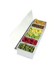 Garnituurstation - 6-delig - RVS - Bar Professional - GHR0006 GHR0006 €38.00 Ingredientenbak - kunststof