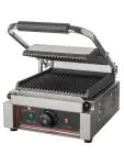 Contactgrill Solocompact - H 19.3 x 28.9 x 32 CM - 14 KG - 220 - 240 V - 1800 W - Gietijzer - Geribbeld - +50°C / +300°C - Caterchef - 688400 E688400 €148.31 Contactgrills